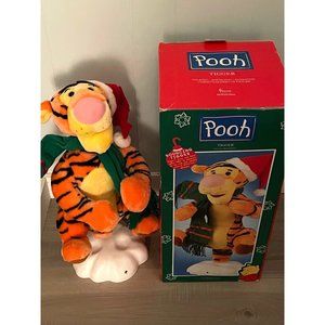Disney Telco Motion-ettes Winnie the Pooh TIGGER Animated Christmas Figure